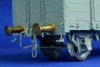 RB Model 35A08 Railroad round buffer turned and photo etch brass kit set contains two buffers 1/35